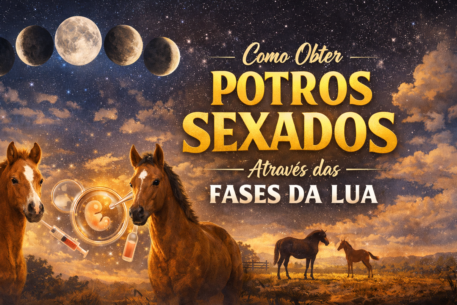 Como Obter Potros Sexados Através das Fases Da Lua