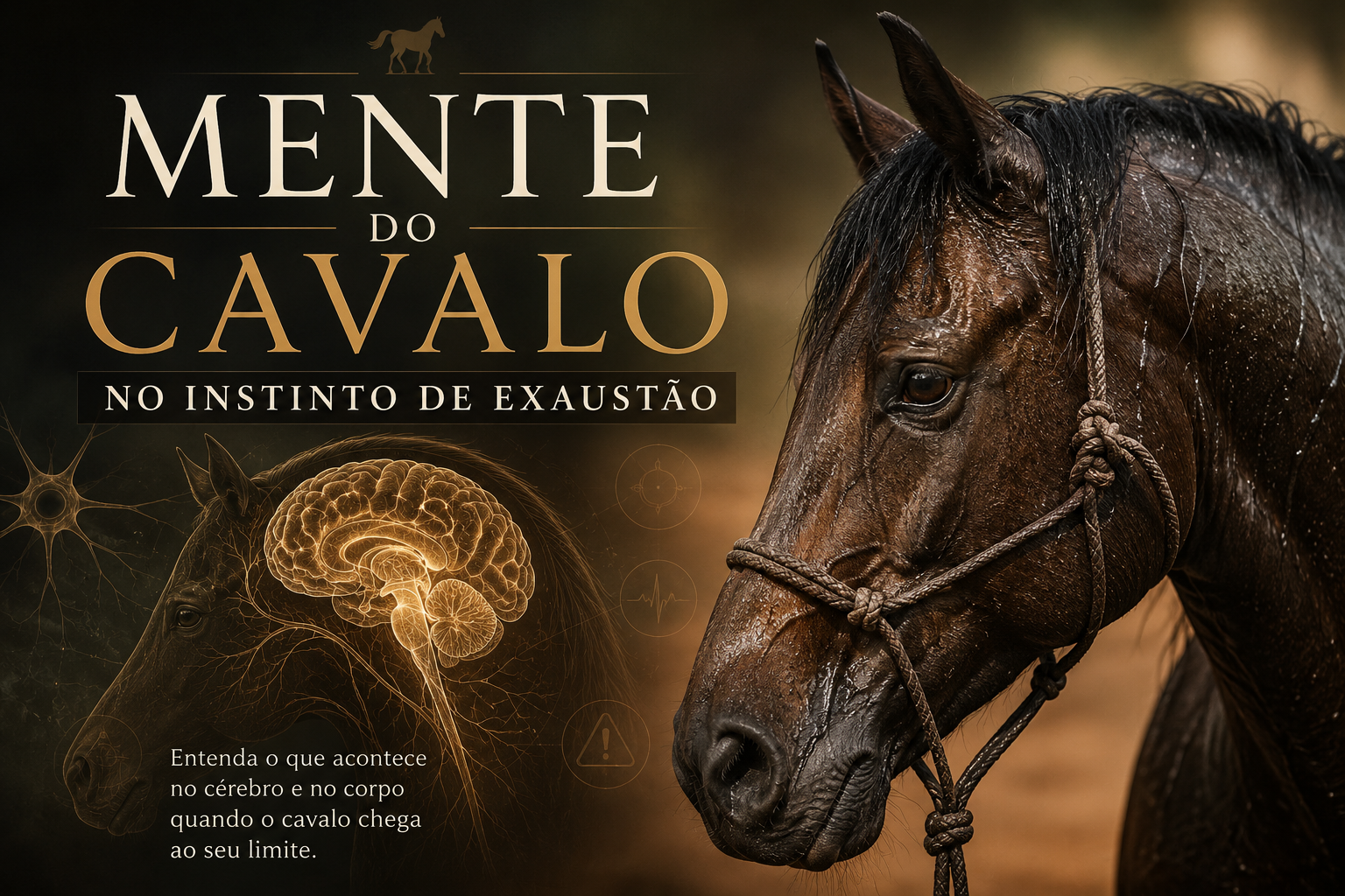 A mente do cavalo sob a exaustão: o que realmente acontece com um animal levado ao limite